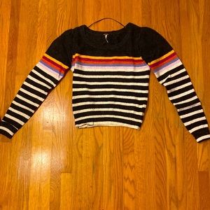 Free People Striped Sweater